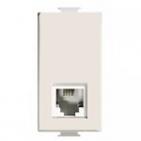 Priza telefon RJ11 1 modul Ivoire Bticino Matix